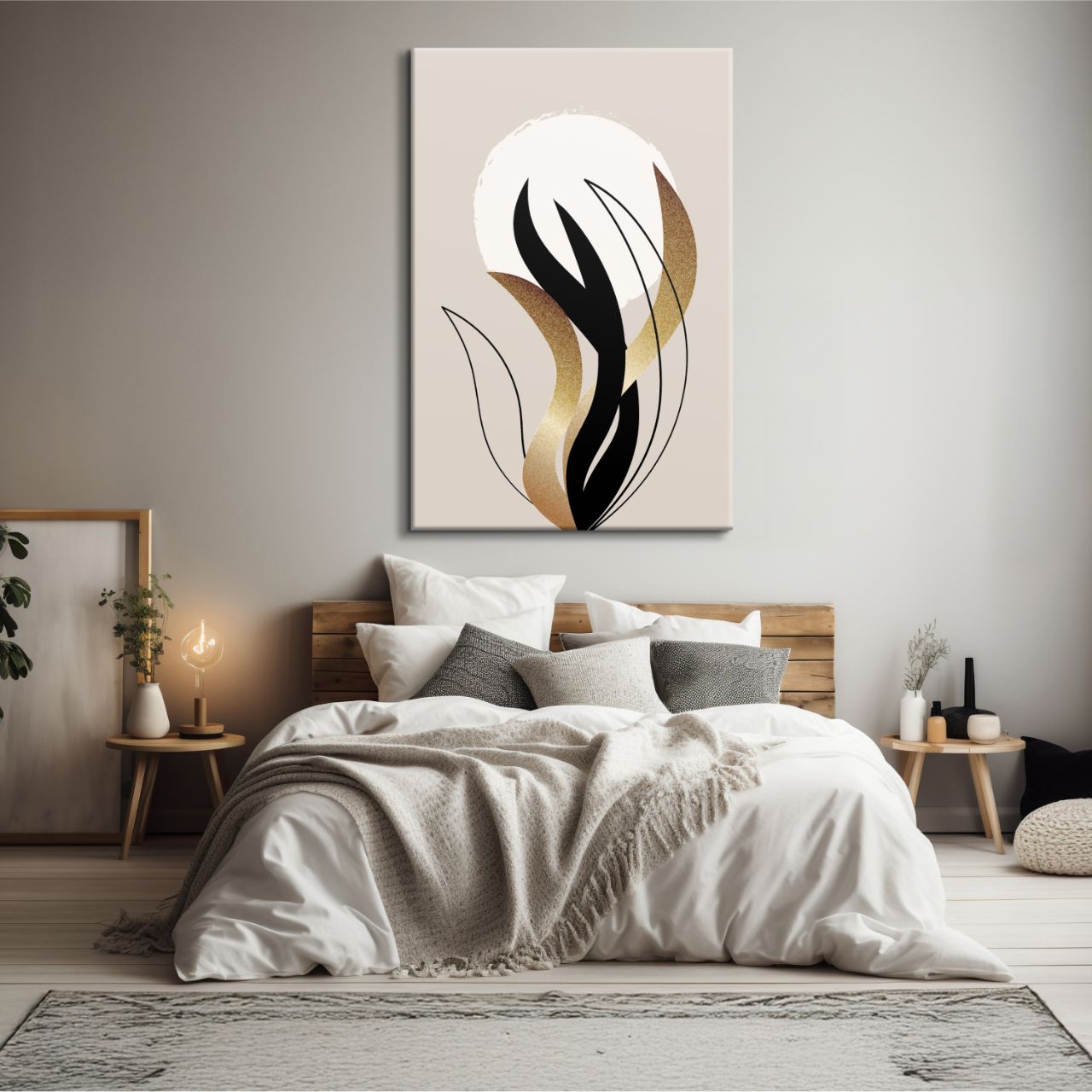 Minimalist Golden Flora - 3