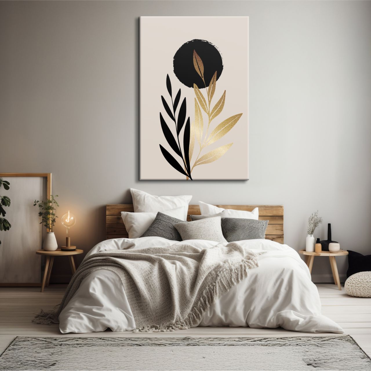 Minimalist Golden Flora - 2