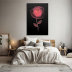 Radiant Wireframe Rose - 2