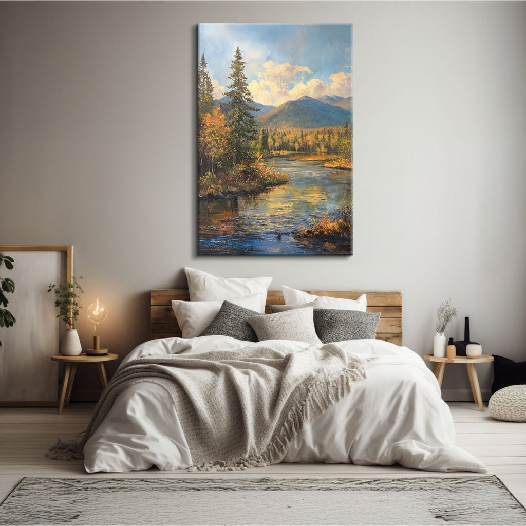 Autumn River Reflection