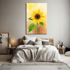 Radiant Solitary Sunflower
