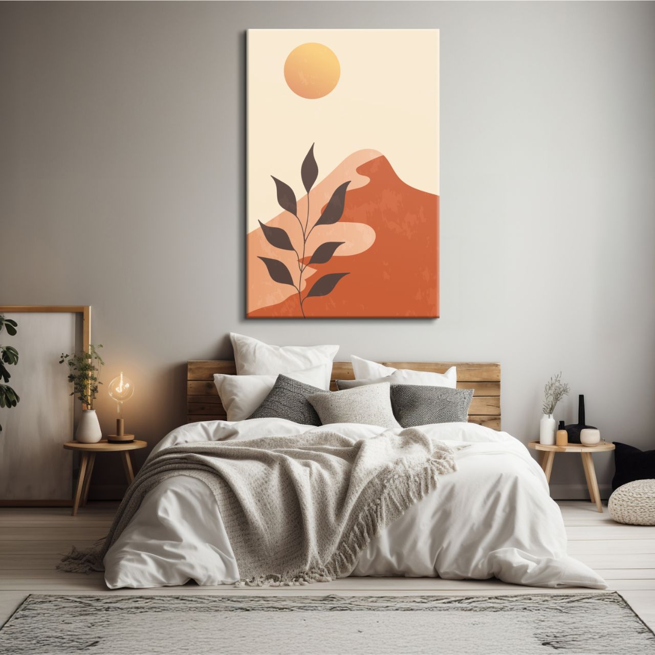 Minimalist Terracotta Landscape - 1