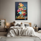 Baroque Floral Still Life with Parrot