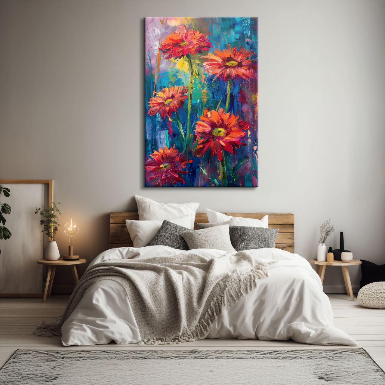 Fiery Gerbera Impression