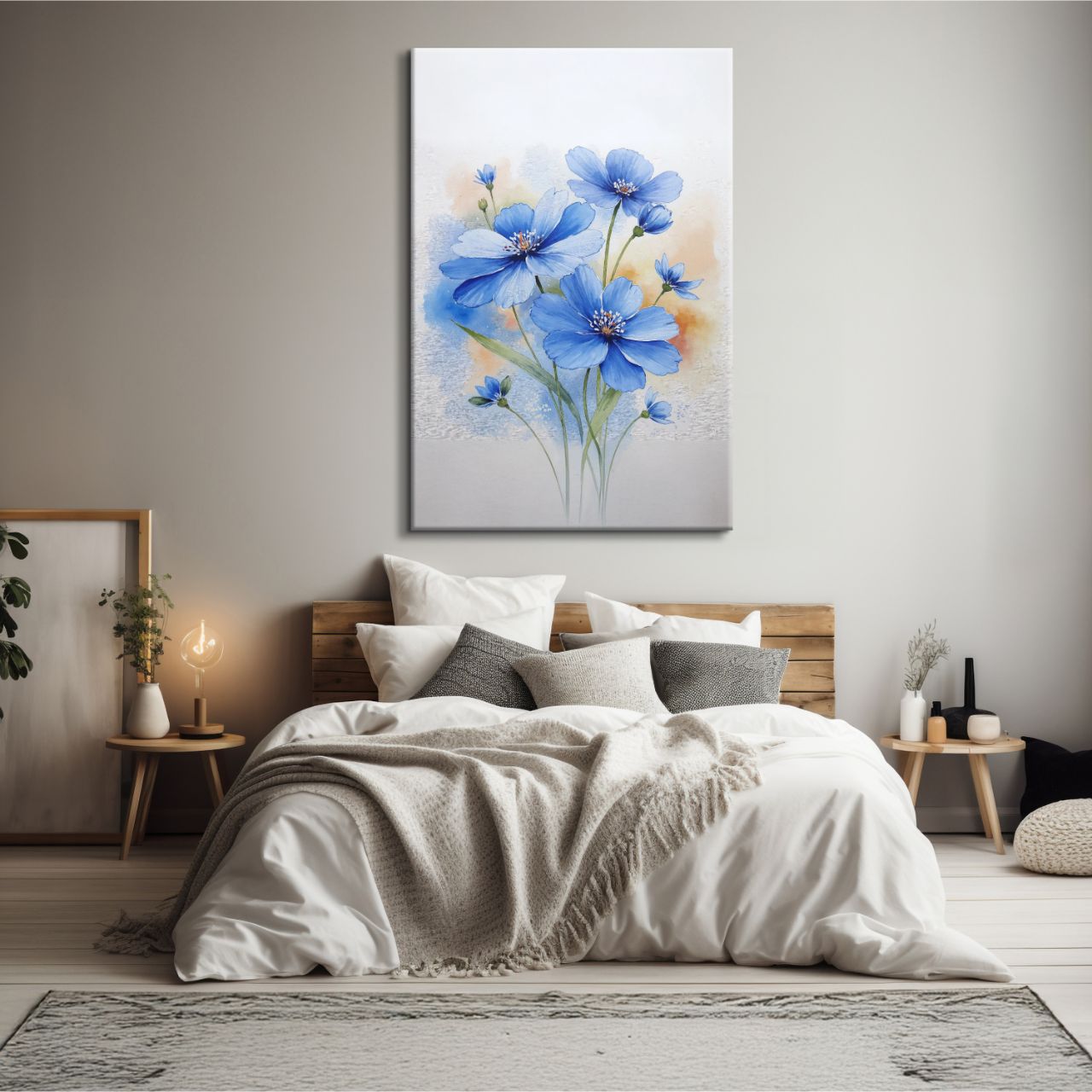 Warm-Toned Floral Vase