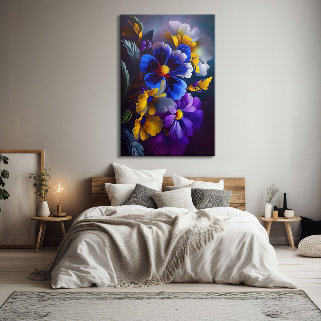 Jewel-Toned Floral Medley