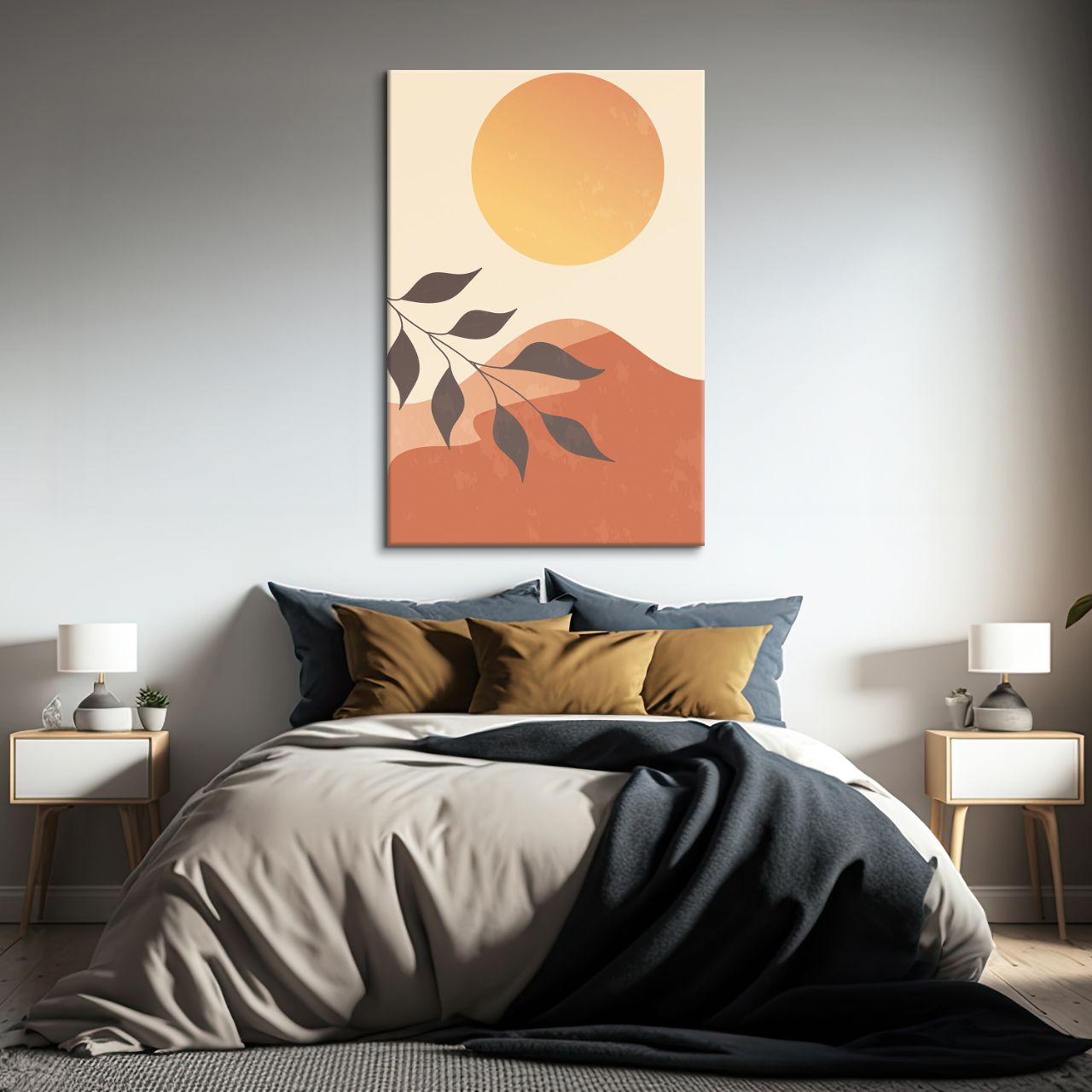 Minimalist Terracotta Landscape - 2