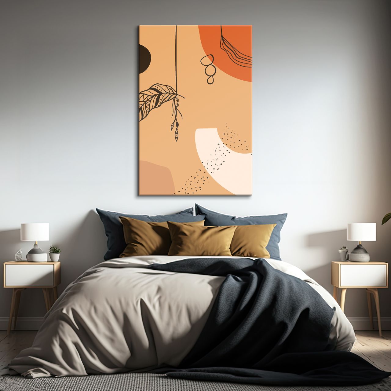 Abstract Boho Terracotta - 3