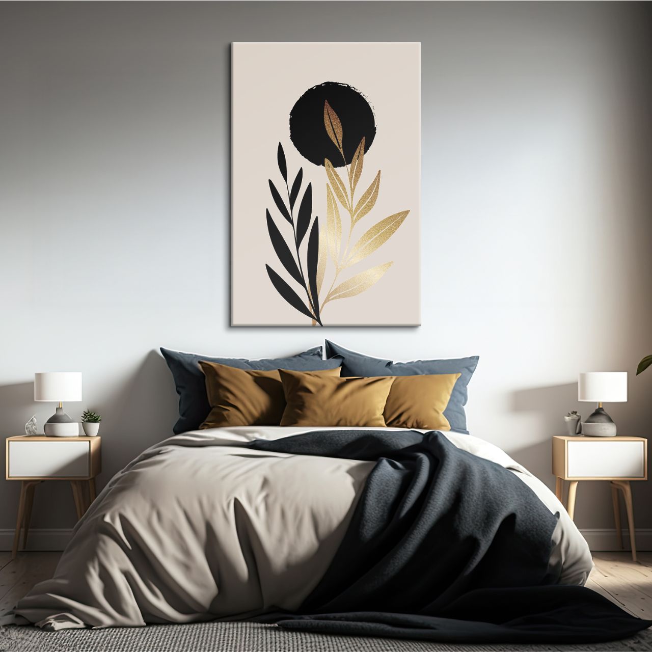 Minimalist Golden Flora - 2