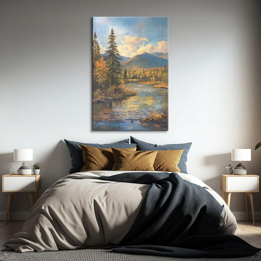 Autumn River Reflection