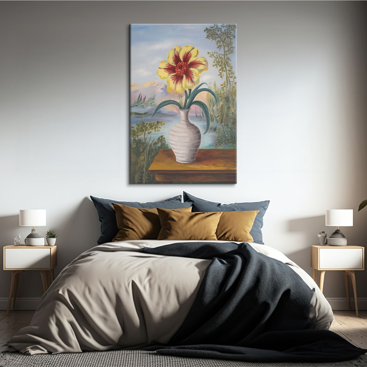 Surreal Floral Landscape