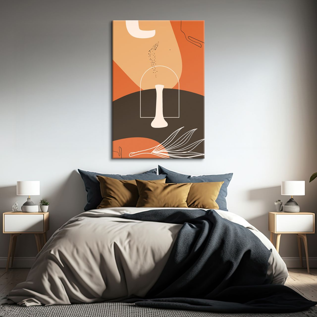 Abstract Boho Terracotta - 1