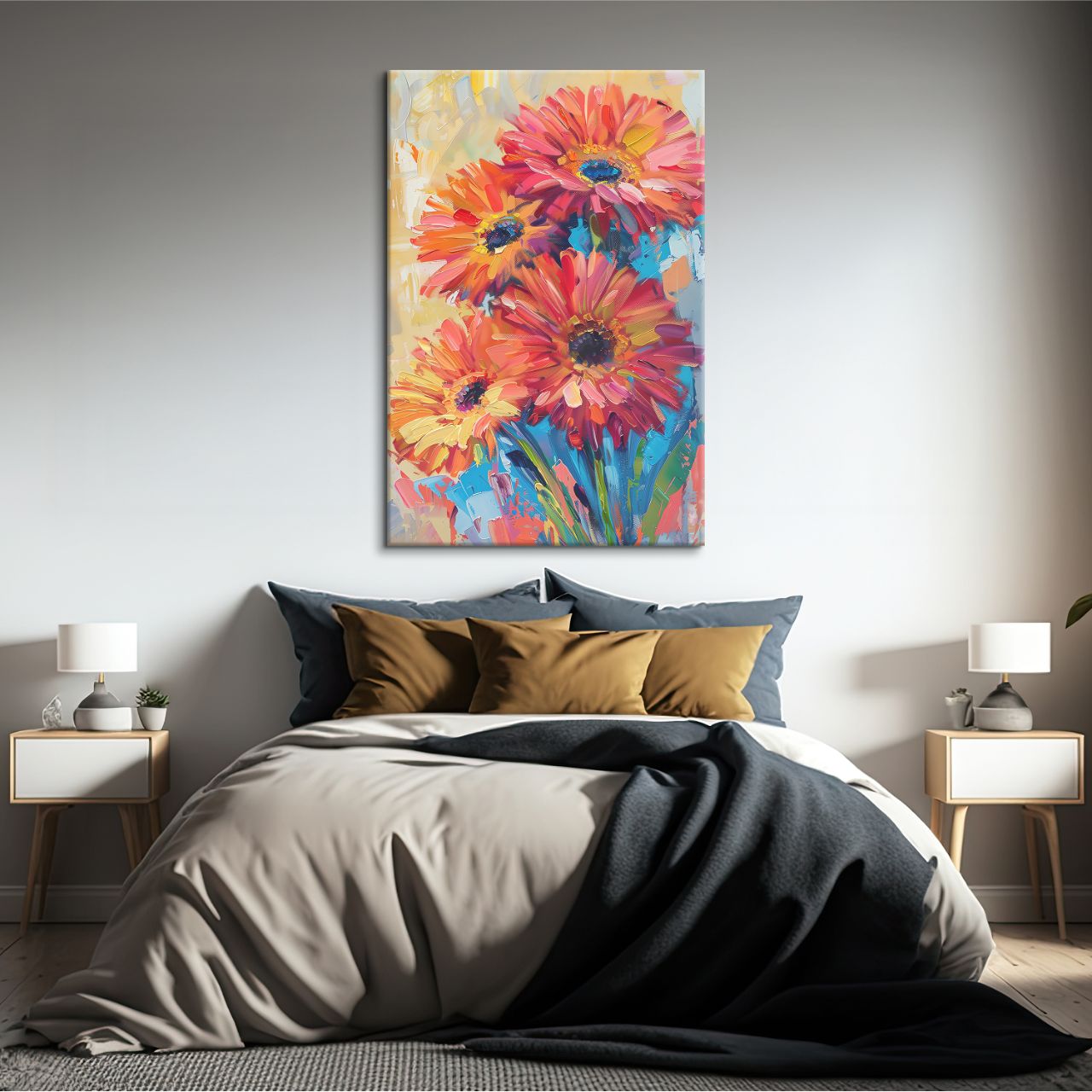 Textured Gerbera Symphony