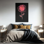 Radiant Wireframe Rose - 2