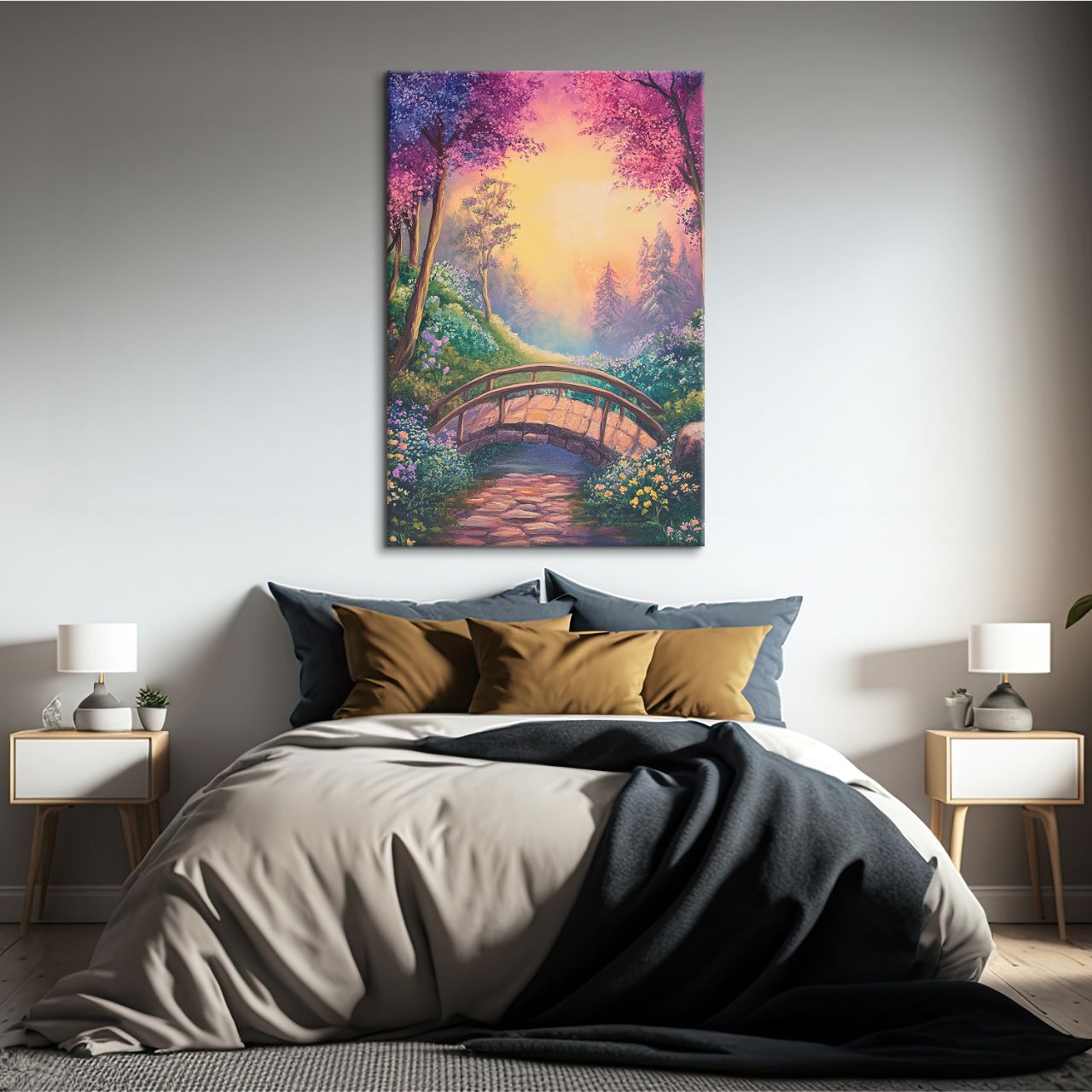 Peaceful Garden Bridge