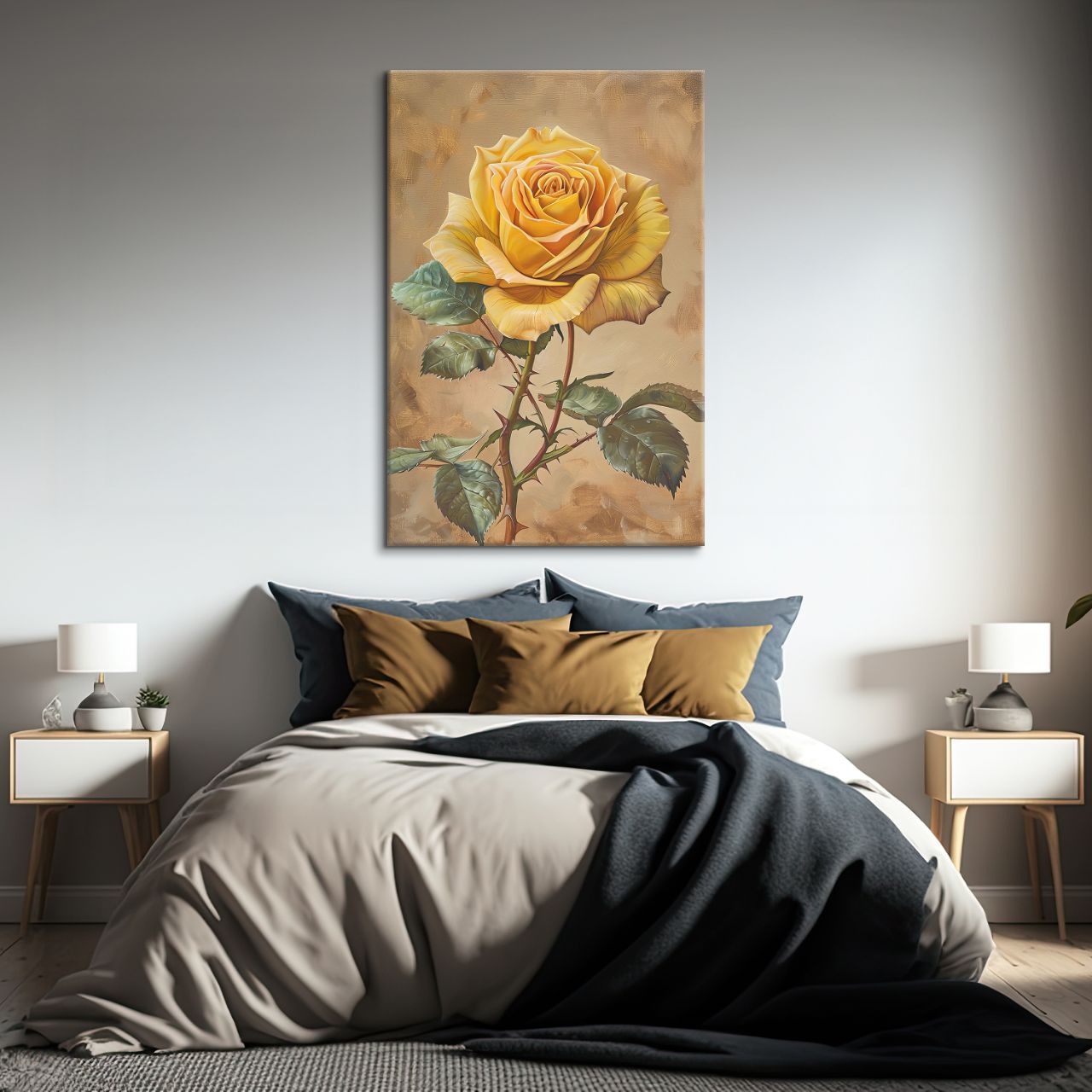 Golden Yellow Rose Elegance