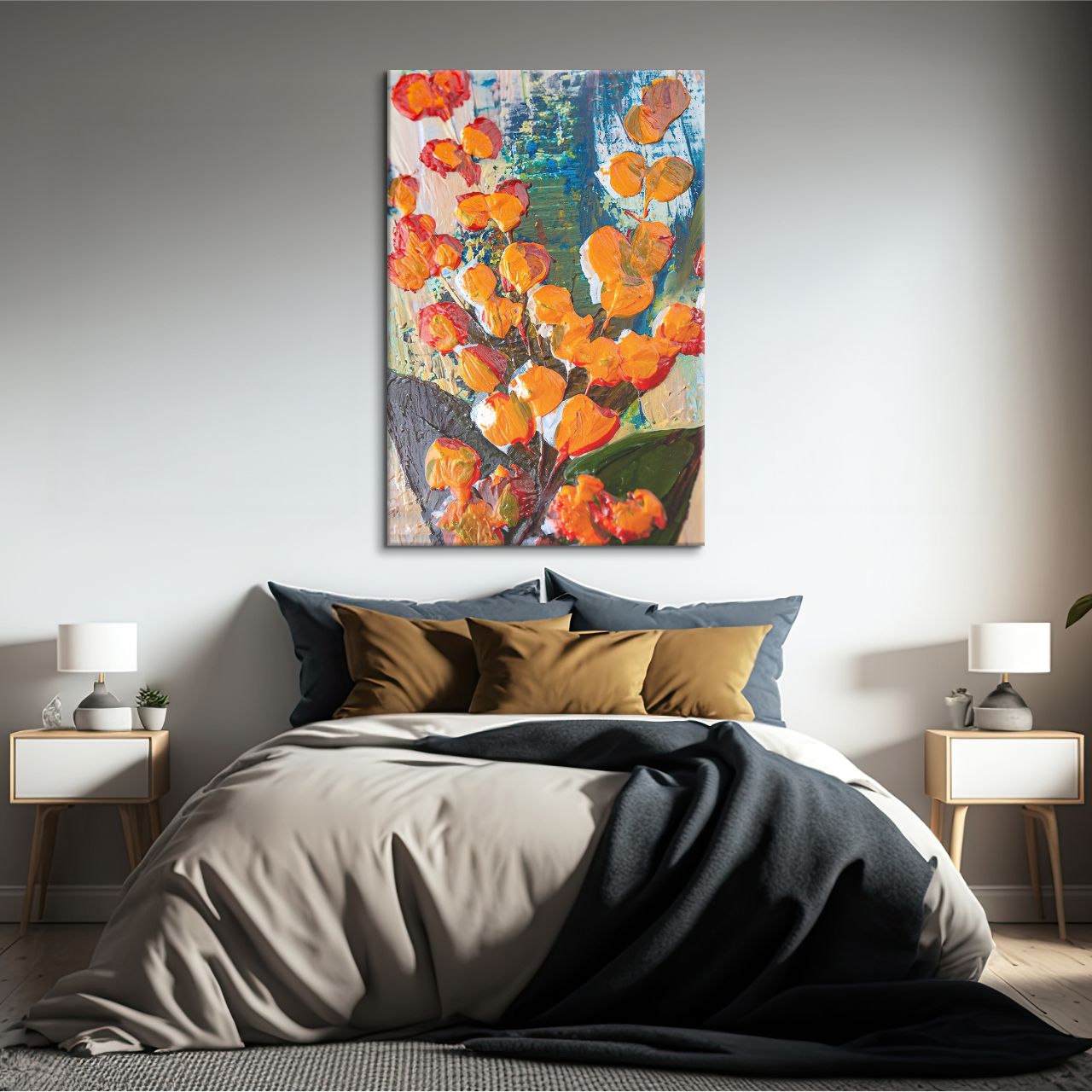 Vibrant Abstract Bloom - 1