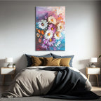 Abstract Hibiscus Blooms