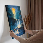 Lush Green Waterfall