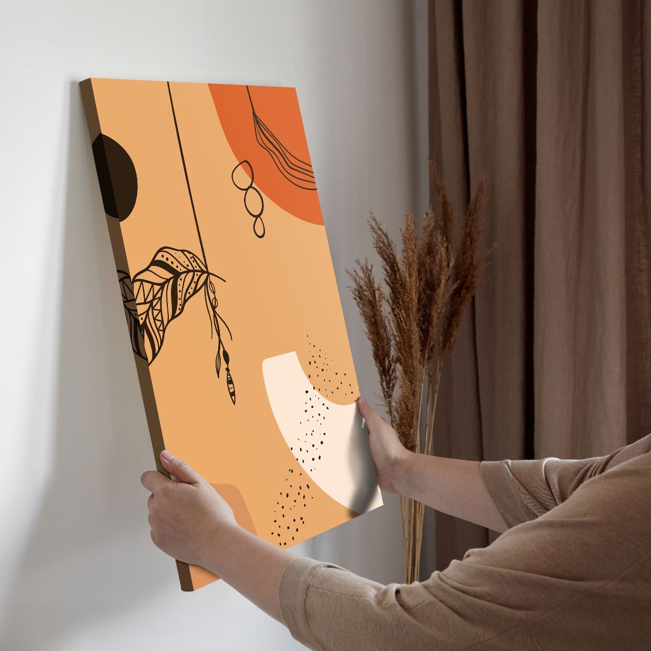 Abstract Boho Terracotta - 3