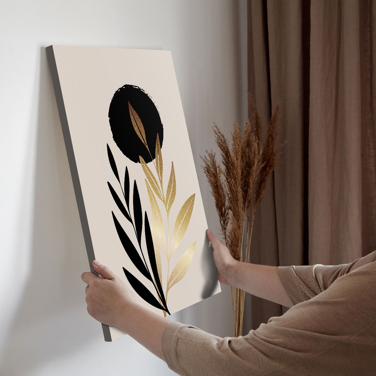 Minimalist Golden Flora - 2