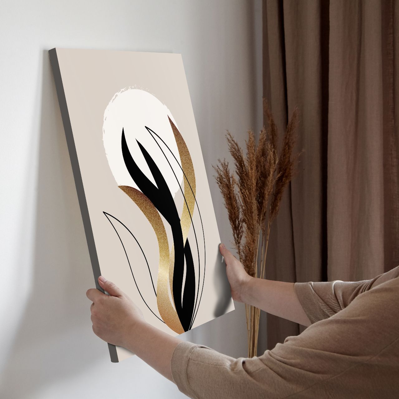 Minimalist Golden Flora - 3