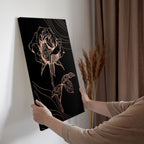 Copper Rose Etching - 1
