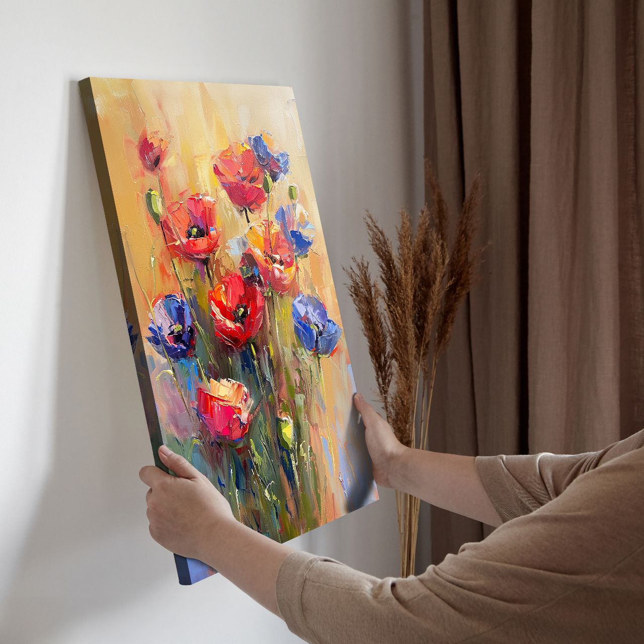 Textured Poppy Meadow