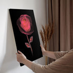 Radiant Wireframe Rose - 2