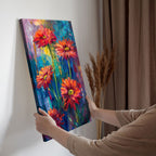 Fiery Gerbera Impression