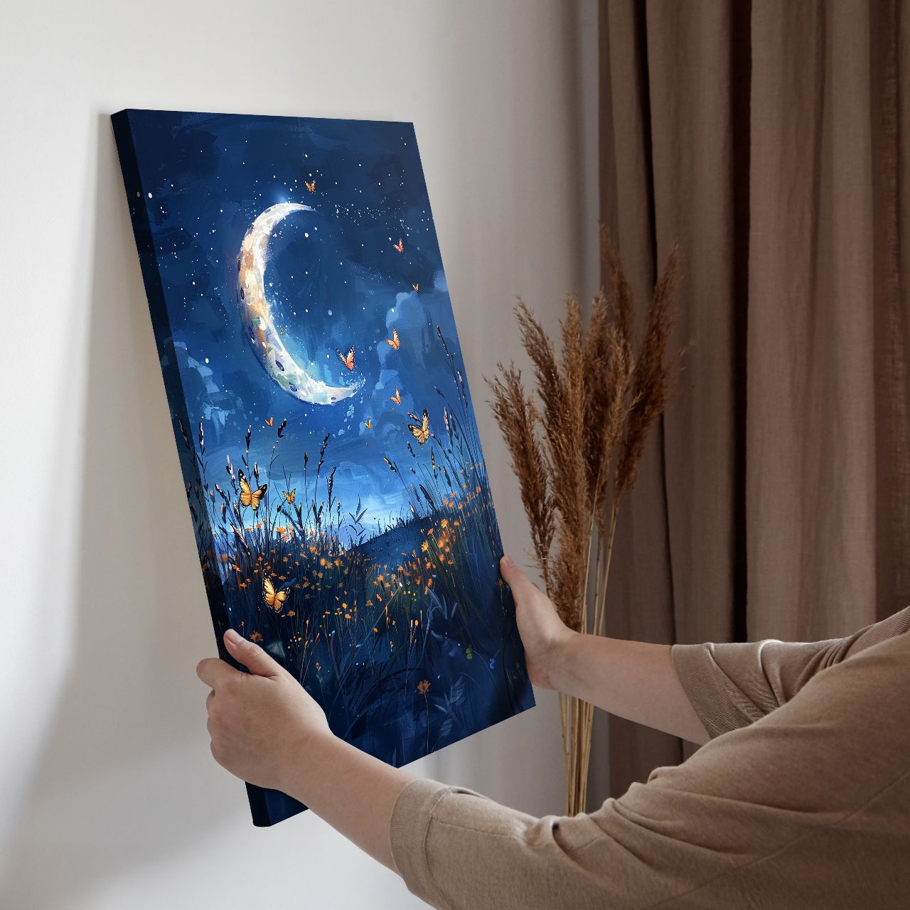 Moonlit Meadow Illustration