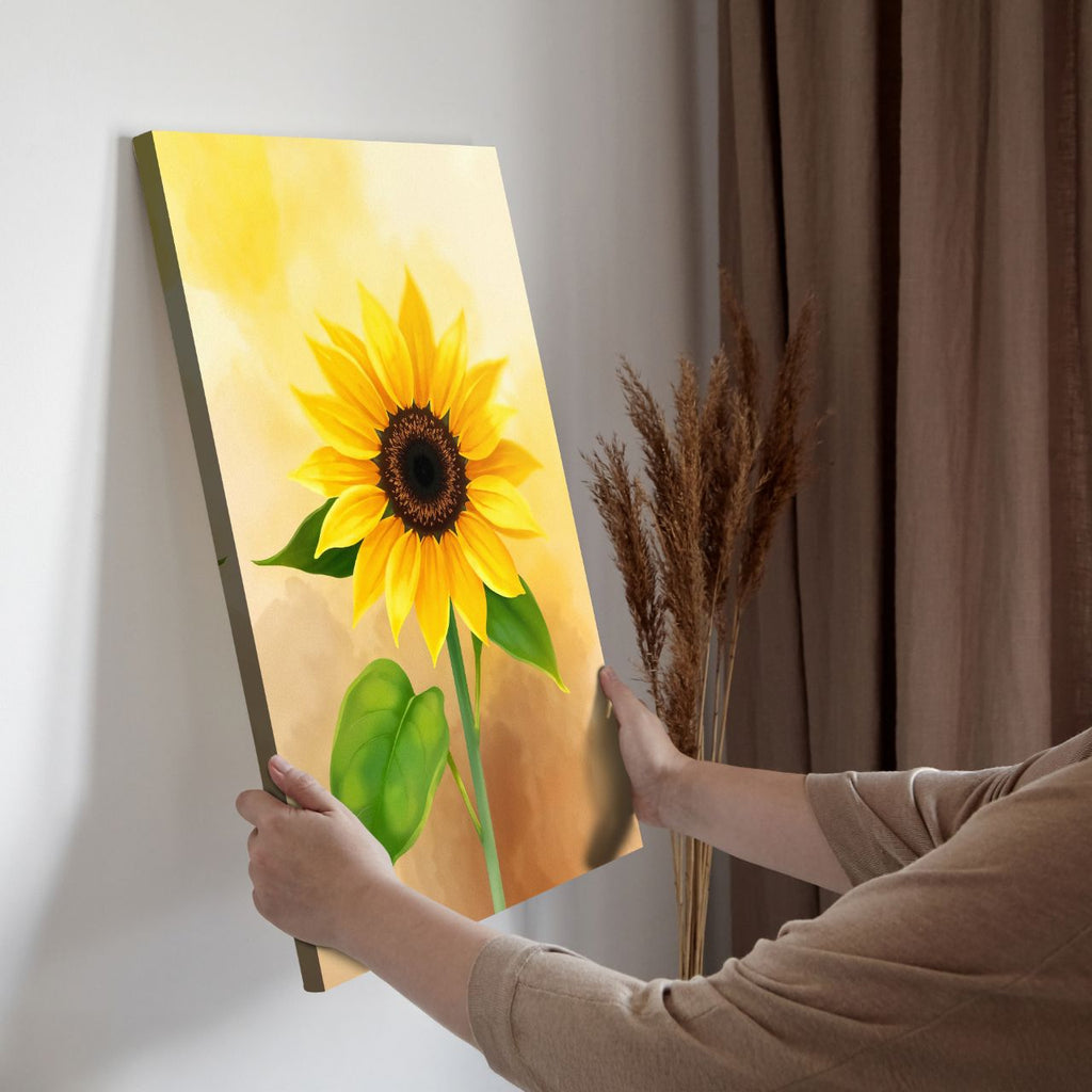 Radiant Solitary Sunflower