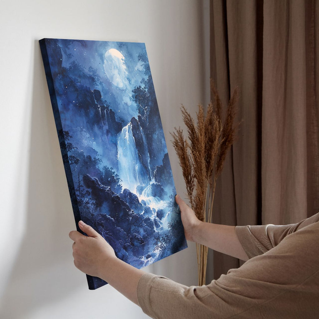 Midnight Moon over Water