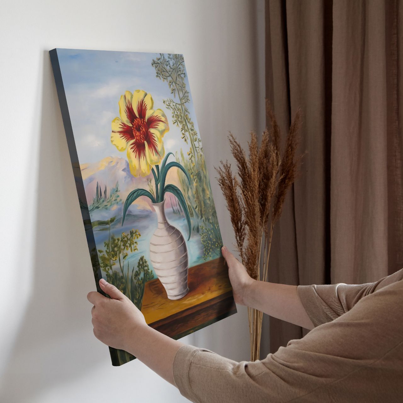 Surreal Floral Landscape