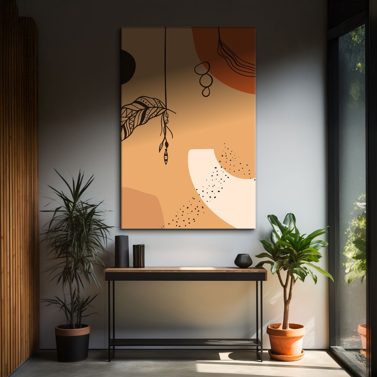 Abstract Boho Terracotta - 3