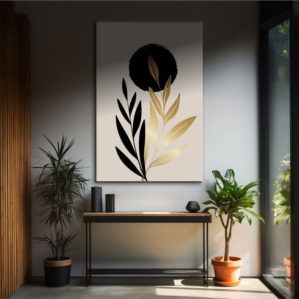 Minimalist Golden Flora - 2