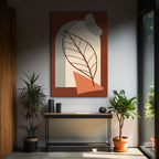 Abstract Boho Arch & Leaf - 1