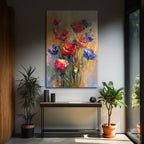 Textured Poppy Meadow