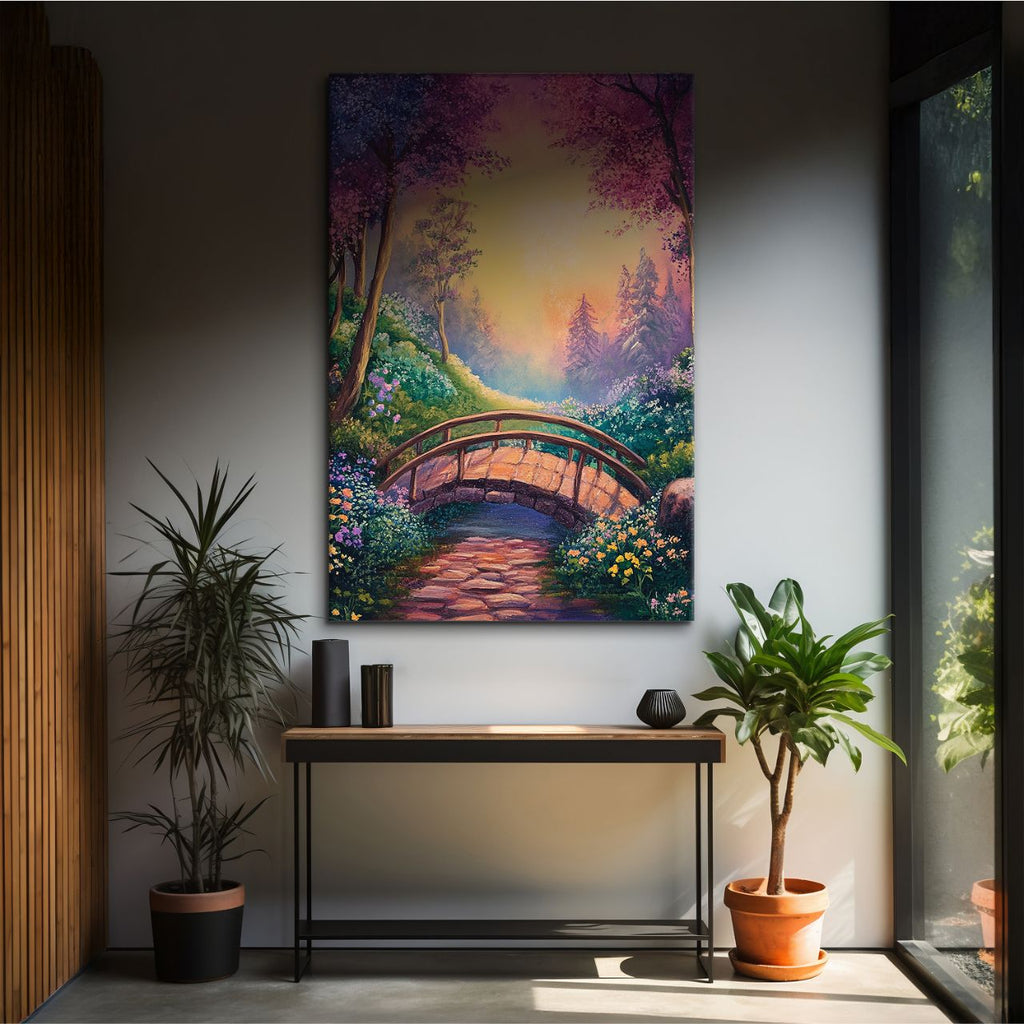 Peaceful Garden Bridge