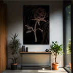 Copper Rose Etching - 3