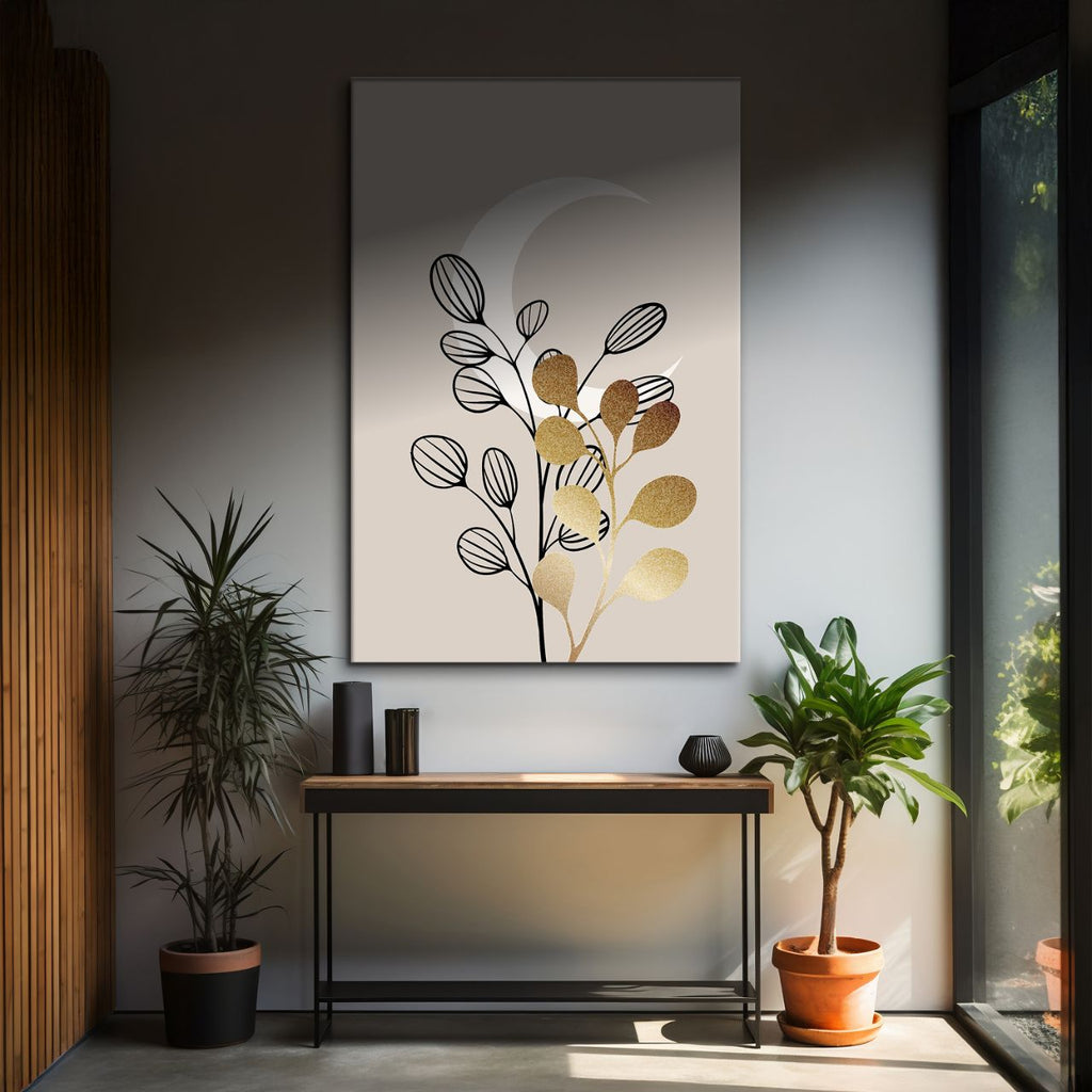 Minimalist Golden Flora - 4