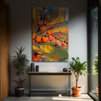 Vibrant Abstract Bloom - 2