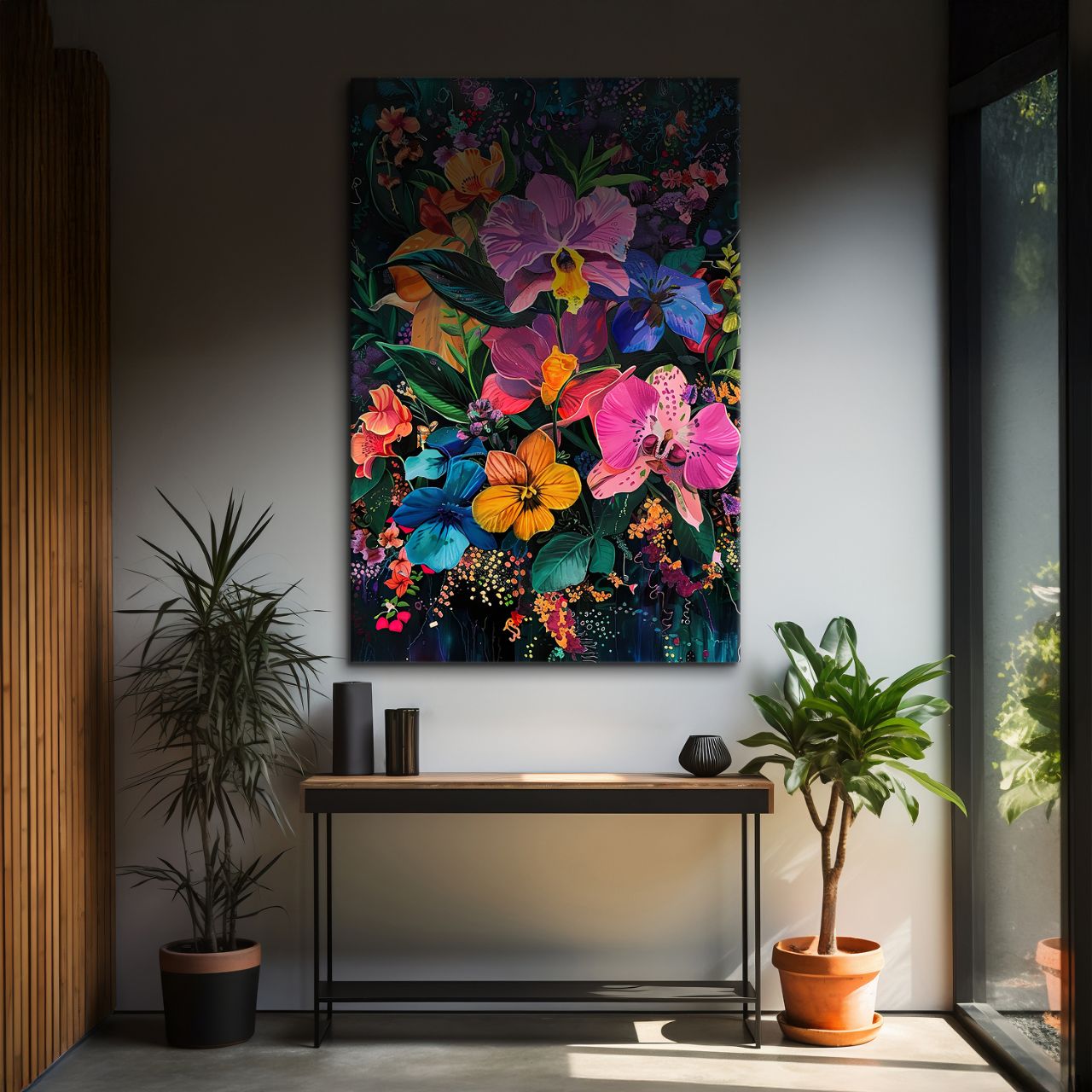 Vibrant Orchid Garden