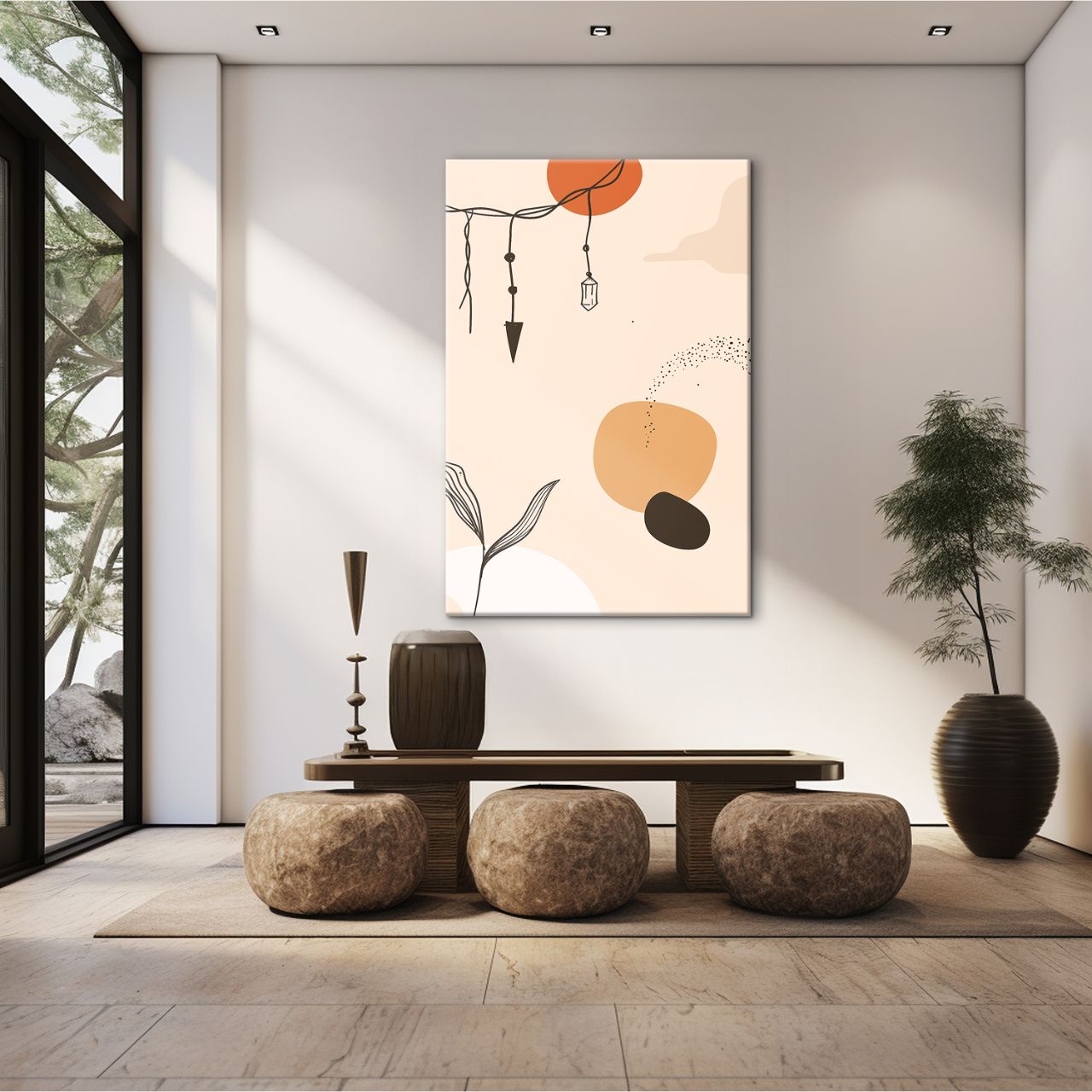 Abstract Boho Terracotta - 2