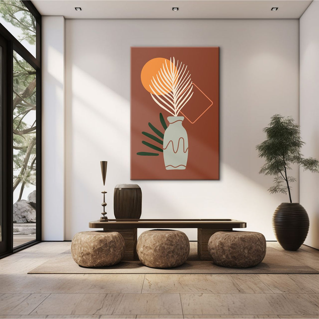 Abstract Boho Arch & Leaf - 2