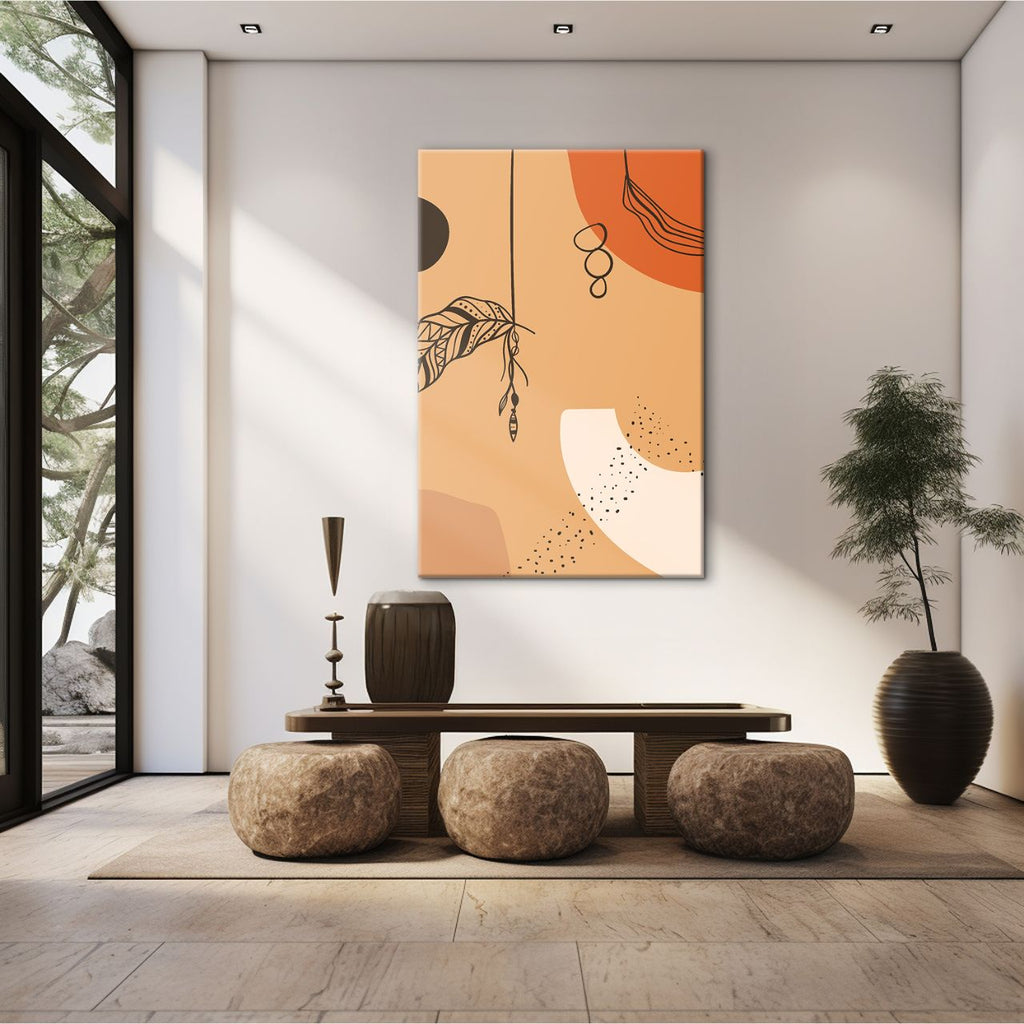 Abstract Boho Terracotta - 3