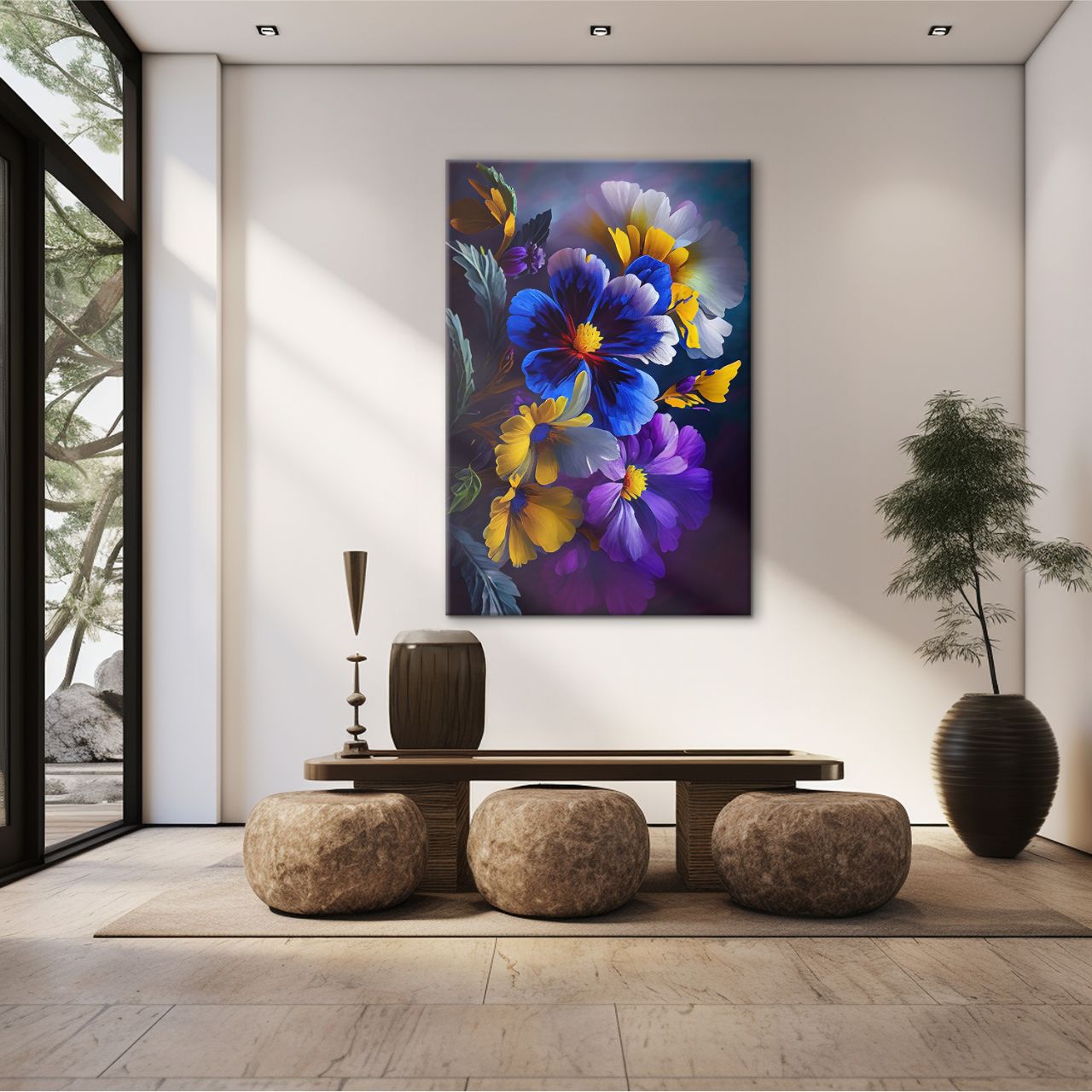 Jewel-Toned Floral Medley