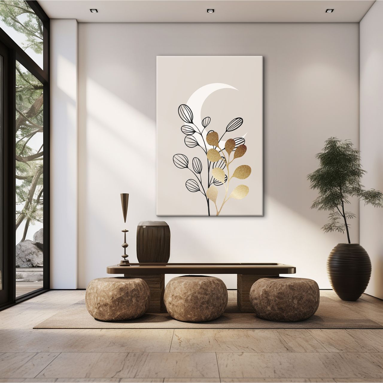 Minimalist Golden Flora - 4