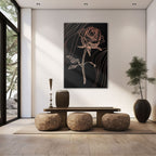 Copper Rose Etching - 3