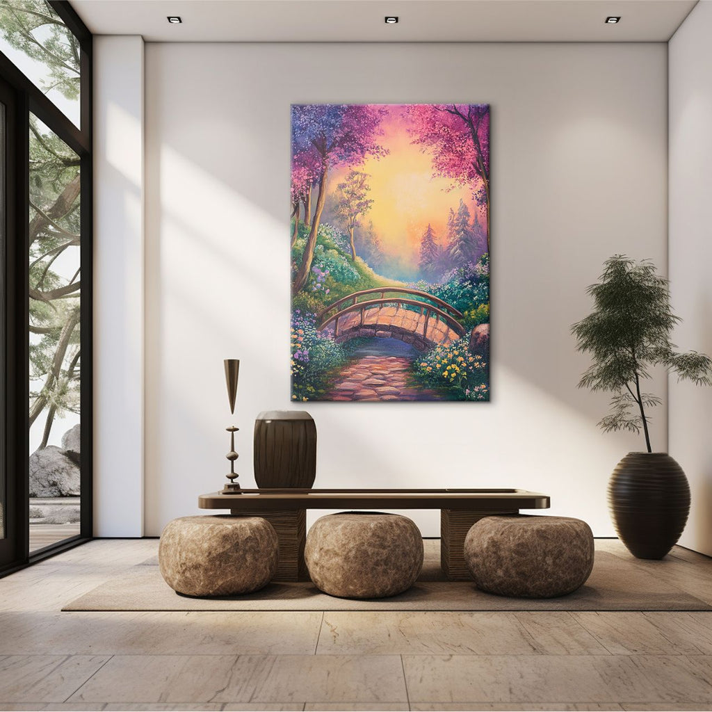 Peaceful Garden Bridge